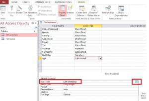 Calculated Field in Access