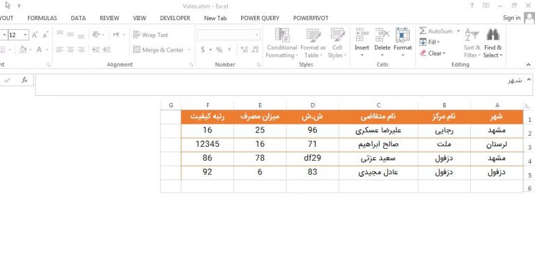 پنهان کردن سطرها و ستون ها در اکسل و کدنویسی آن آموزش های ویدئویی پیشرفته اکسل 9584